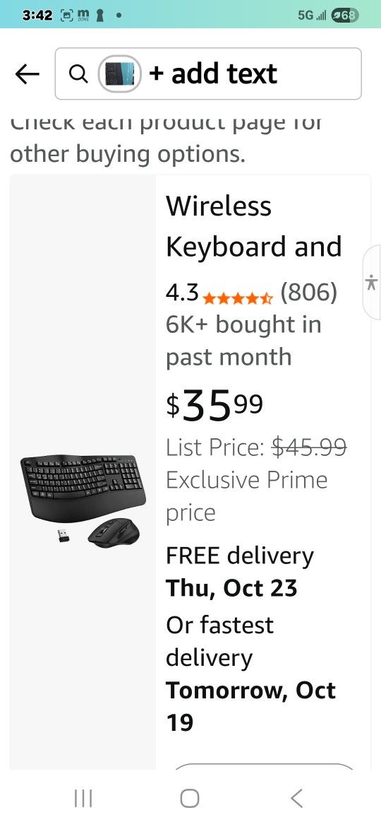 Wireless Keyboard And Mouse