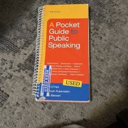A Pocket Guide To Public Speaking 
