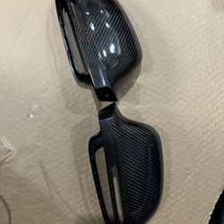 Audi Carbon Fiber Mirror, Cap