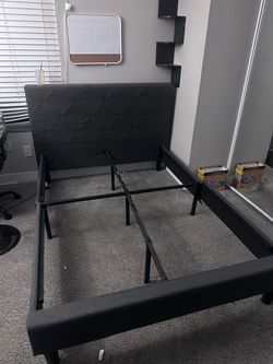 Dark Grey Bed Frame NEED GONE