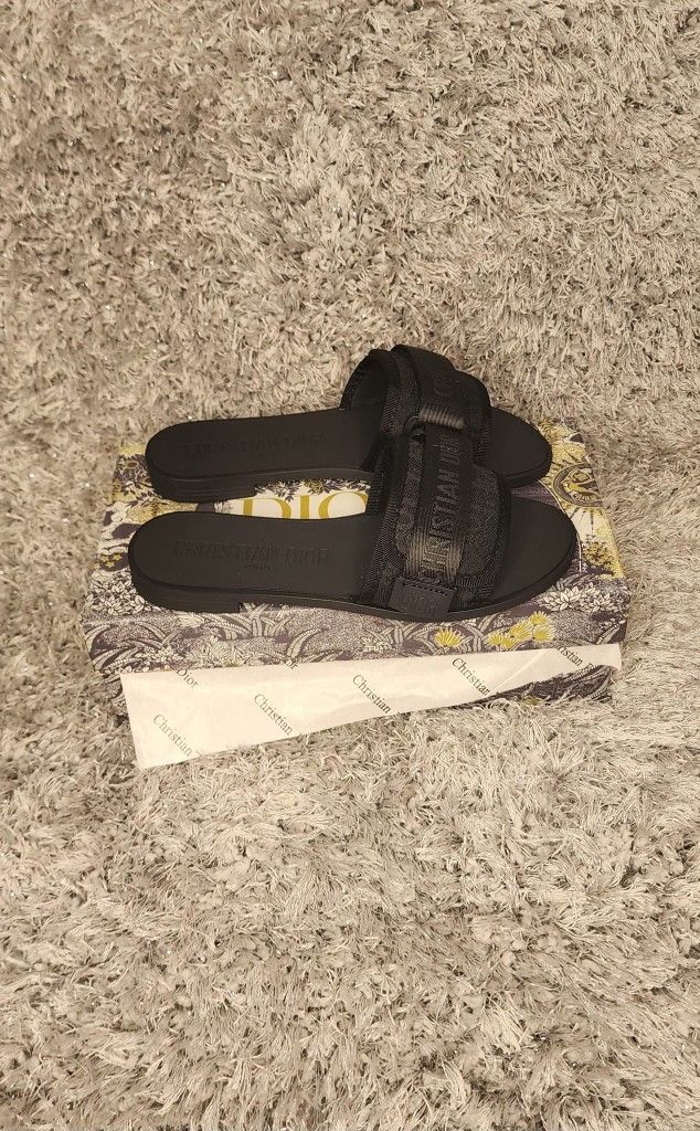 Christian Dior Black Sandals Woman