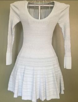 Beautiful Teal/Silver Sweaterdress