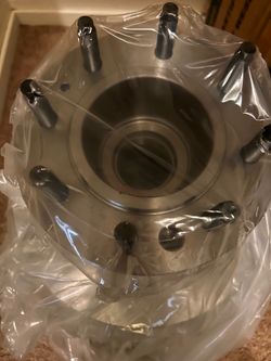 Front disc brake rotors and hub assembly