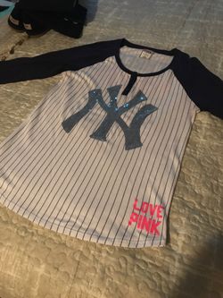 Nice PINK T-shirt NEW YORK “three strikes” size L