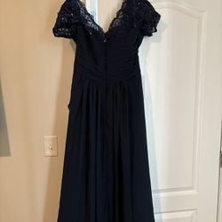 Navy Mother Of Bride Dress