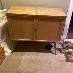 Vintage Sewing Machine Cabinet 
