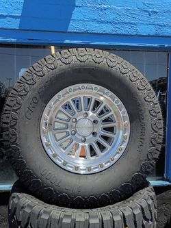 17x9 Arena wheels with 35 12.50 17 All terrain tires🔥‼️