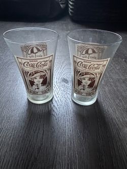 Vintage Coca-Cola Drinking Glasses Set of 2