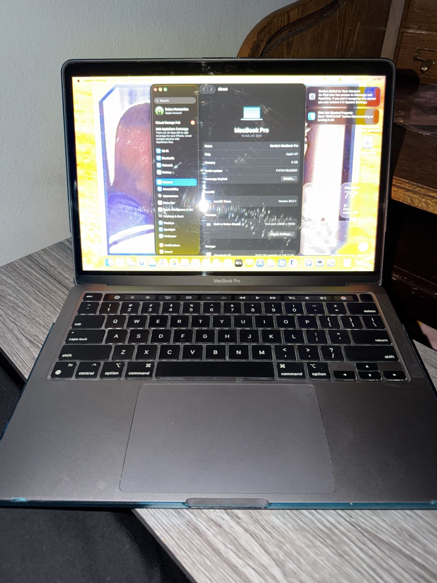 MacBook Pro 13 inch, M1 2020