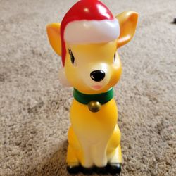 Reindeer Blow Mold Light Up 11 Inches Tall