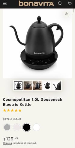 Bonavita Adjustable Temperature Electric Kettle