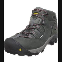 Keen Utility Men's Detroit Mid Steel Toe Work Boot,Gargoyle, Size 10m US