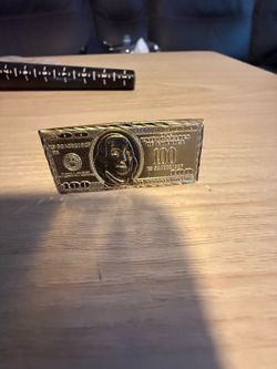 100 Dollar Bill Double Ring