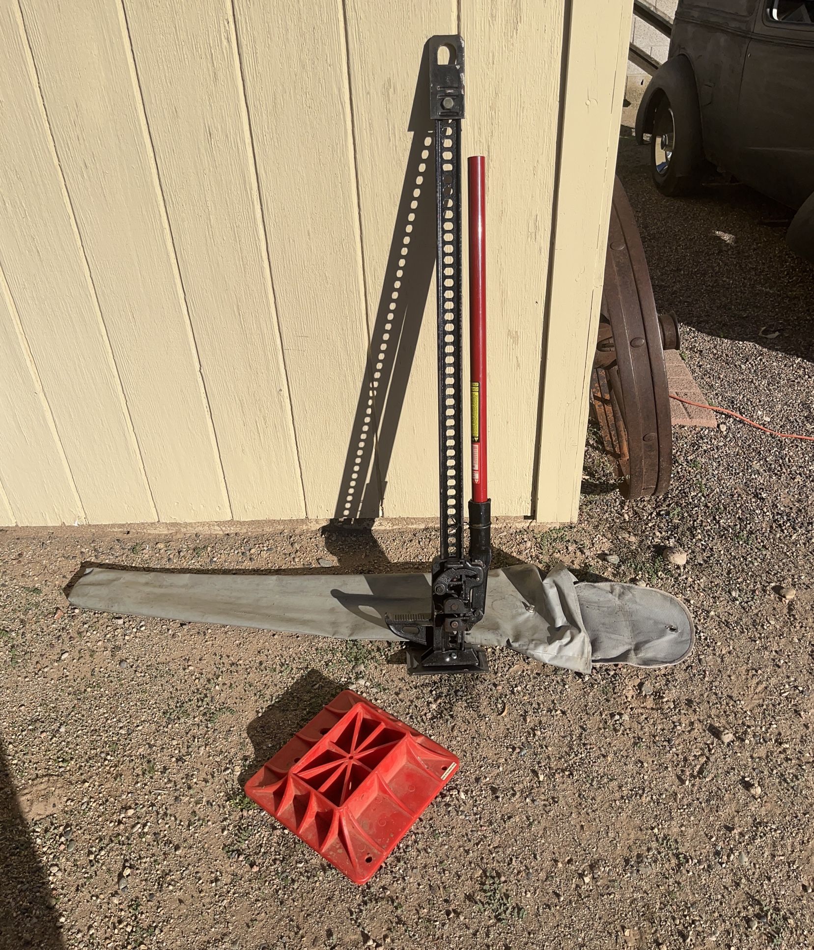 Jack. Hi Lift Like New W/case And Stand Jeep,4x4,truck, Off-road