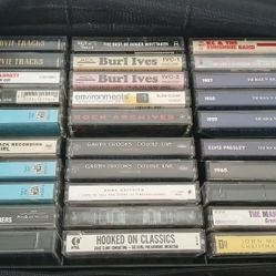 Lots Of Old Cassette Music Tapes