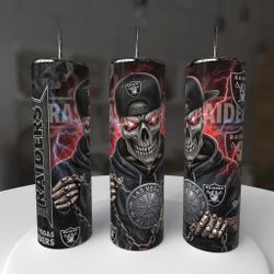 Las Vegas Raiders Football Tumbler