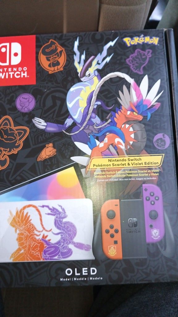 Nintendo switch (Scarlett & Violet edition!)