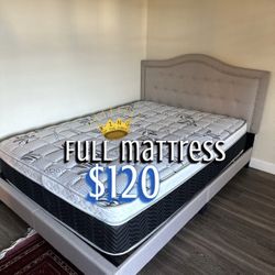 NEW FULL MATTRESS ONLY $120