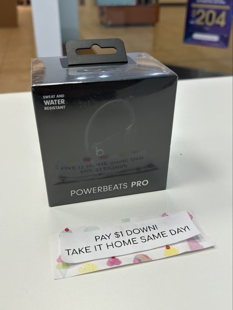 Beats Powerbeats Pro Earbuds New - Pay $1 today and the rest later!!