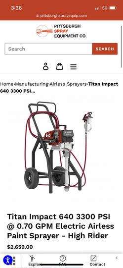 Titan 640i Paint Sprayer