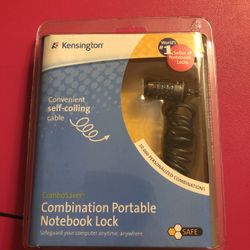 Kensington Combination Portable Notebook Lock