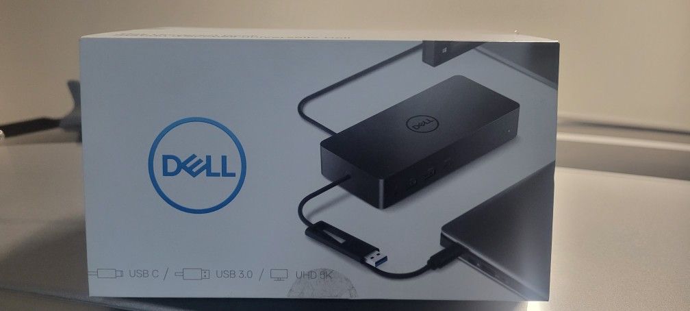 New In Open Box Genuine DELL D6000 Universal USB Dock