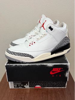 Jordan 3 White Cement Reimagined Size 12