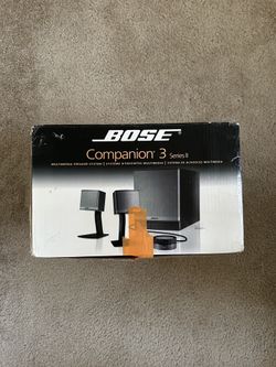 bose speakers companion 3 series ii