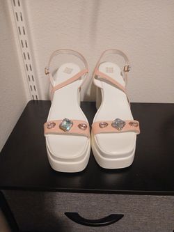 Ultrahigh Block High Heels Sandals