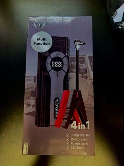 4-1 Jump Starter & Air Compressor GIMA