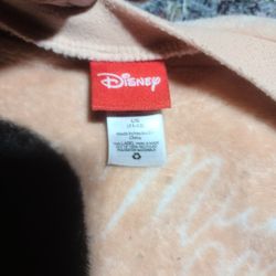 Disney Mickey Mouse Minky Fleece Sweatshirt Girls Pink sz Large 11-13