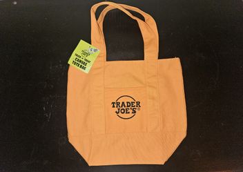 Orange Trader Joe's Mini Tote