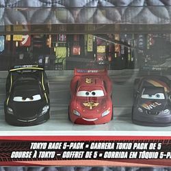 disney pixar cars diecast 1:55 Tokyo Race 5-Pack