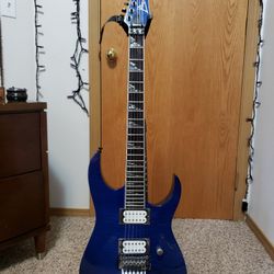 Ibanez RGT42DXFM Blue With Original Floyd Rose