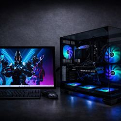 Custom RGB Gaming Desktop – RTX 5070 $0 Down Financing Available