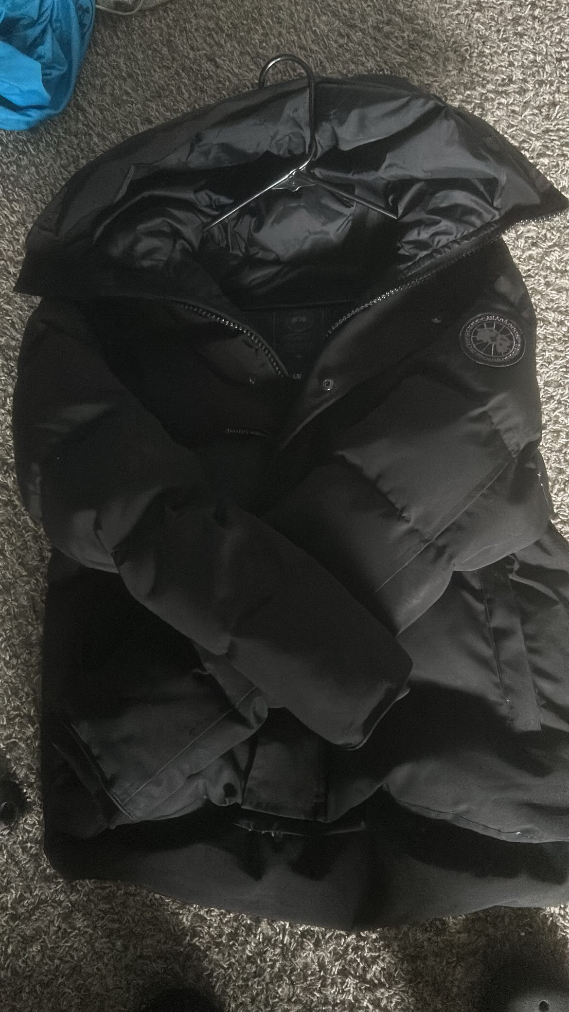 Black Canada Goose MacMillan parka Size Large (Black patch)