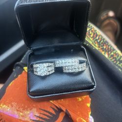 Engagement/Wedding Rings Trio 