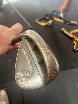 ⛳ For Sale: Left-Handed TaylorMade Hi-Toe 60° Wedge – Bronze Finish