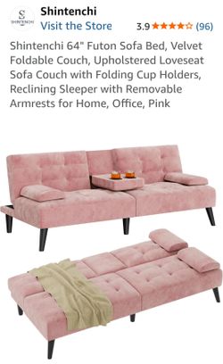 64 inch futon sofa bed