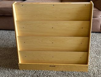 Double Sided, 4-Shelf Toddler Classroom Book Display
