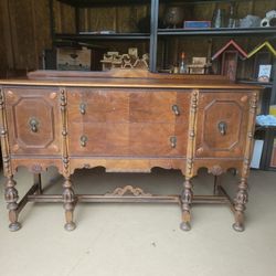 Antique Sideboard Or Buffet