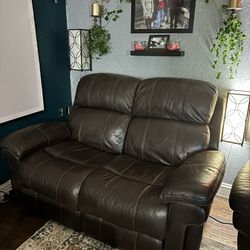 NEED GONE TODAY.     Sofa Set With Recliner
