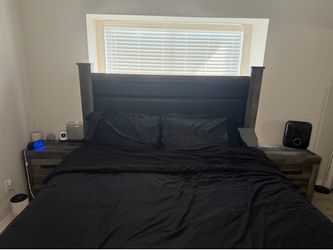 Ashley Baystorm King Bedroom Set – Complete Set with Foam Mattress