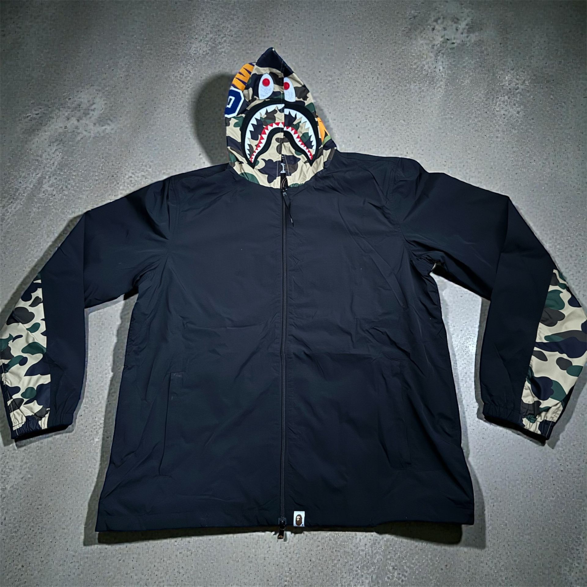 BAPE 1st Camo Shark Hoodie Jacket (FW19)