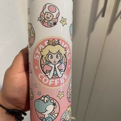 Princess Peach Starbucks Tumbler