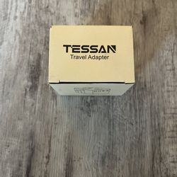 **BRAND NEW** TESSAN Universal Travel Adapter, For 6 Devices, 3 USB C, 2 USB A Ports, 1 Outlet Wall Charger for Europe UK EU AUS (Type C/G/A/I), Color