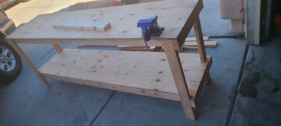 8' X 2' Work Bench. Built To Order