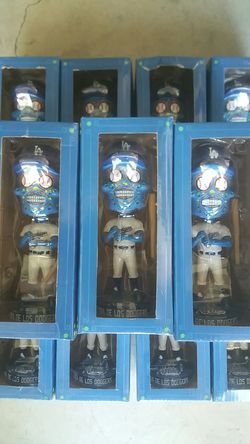 Dodgers Dia De Los Muertos Bobblehead Dodgers Bobble Head Dodger SGA Sugar Skull