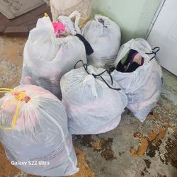 6 Bags Of Clothes Girls Size 10 And Down .  Small Womens