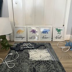 Kids Dinosaur Bedroom Decorations